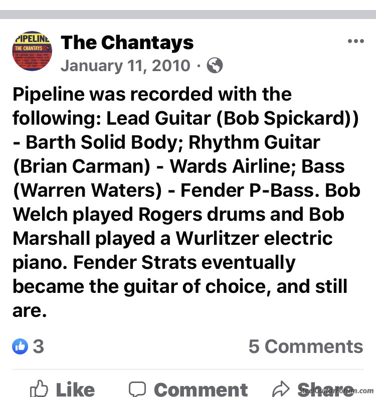 Pipeline The Steel Guitar Forum