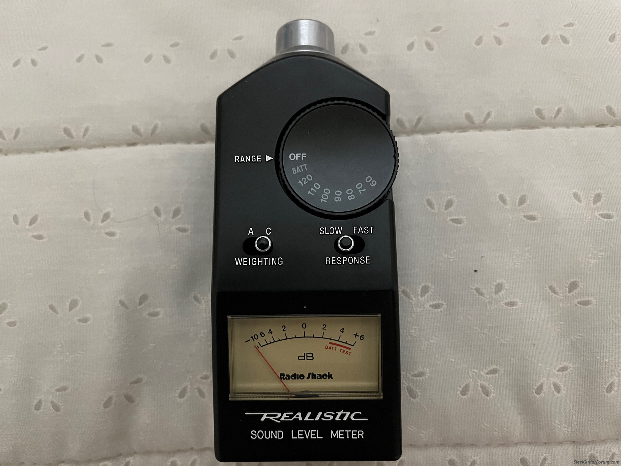Analog decibel meter **SOLD** The Steel Guitar Forum