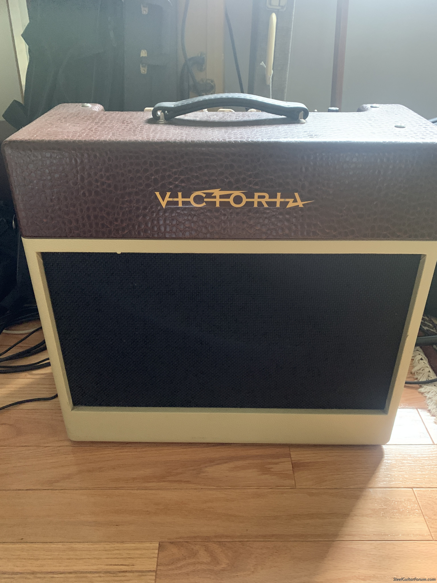 Sold pending payment Victoria Electro King Tube amp The Steel Guitar