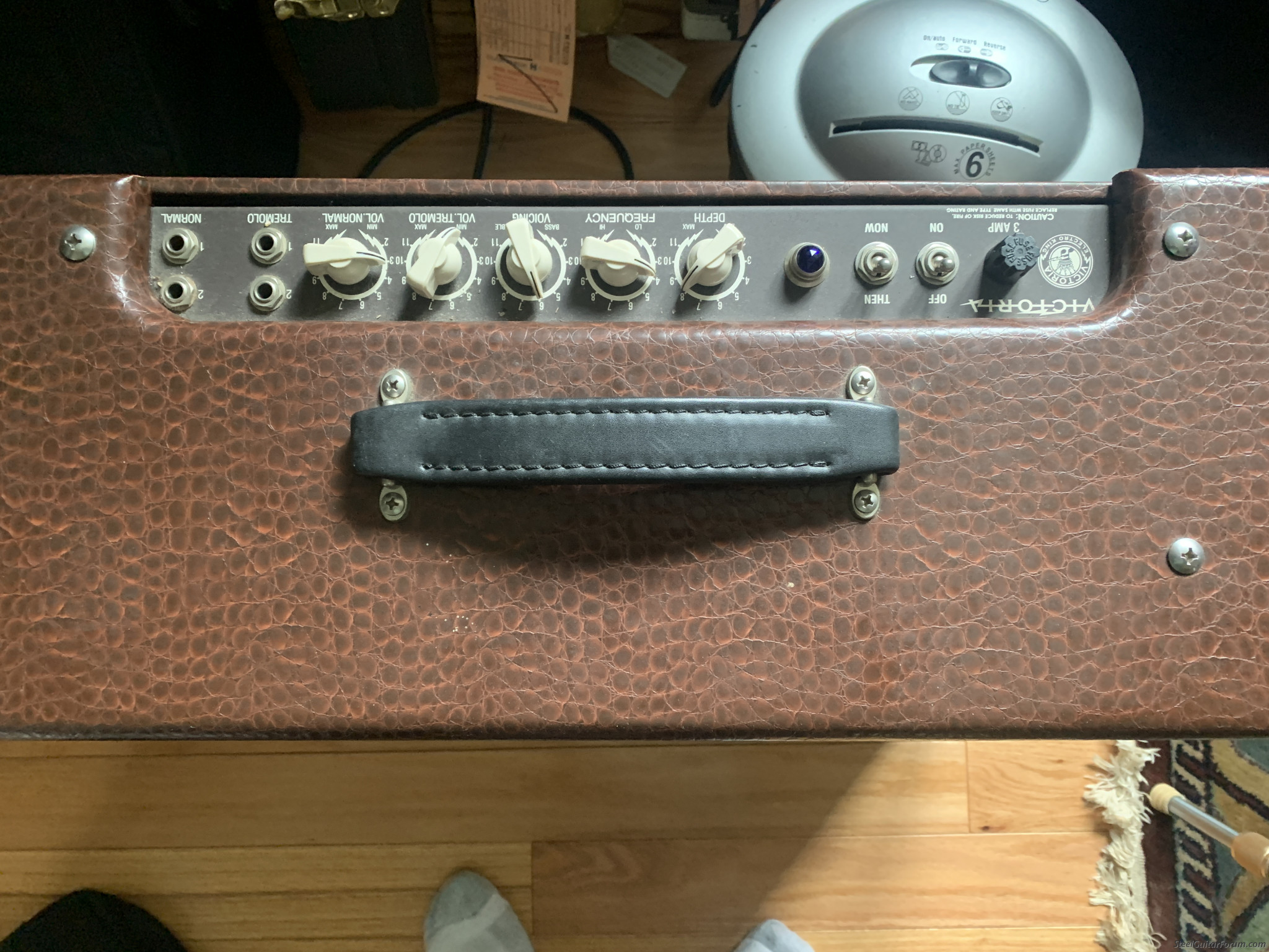 Sold pending payment Victoria Electro King Tube amp The Steel Guitar