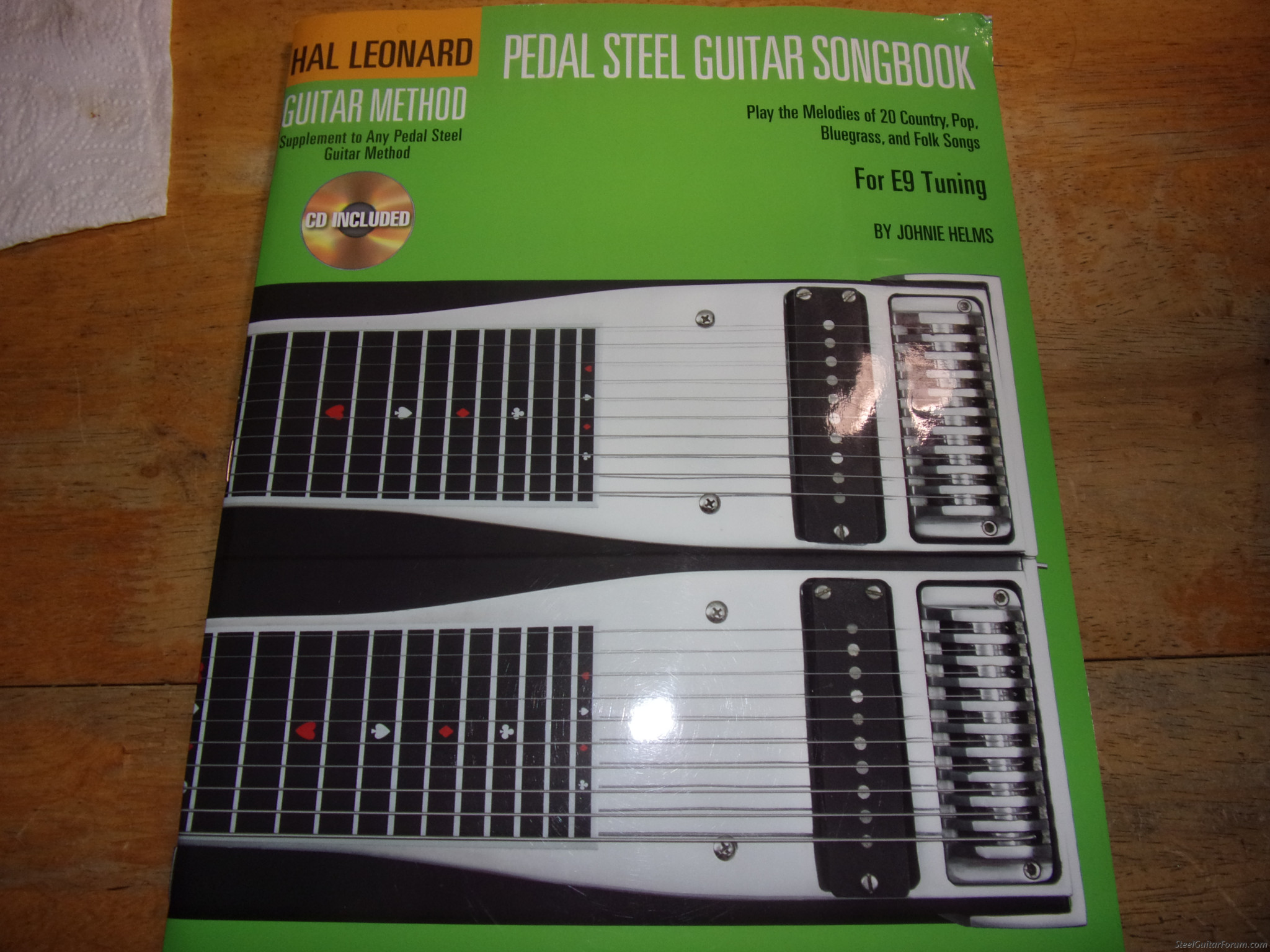 Pedal Steel Guitar Songbook with CD by Johnie Helms The Steel Guitar