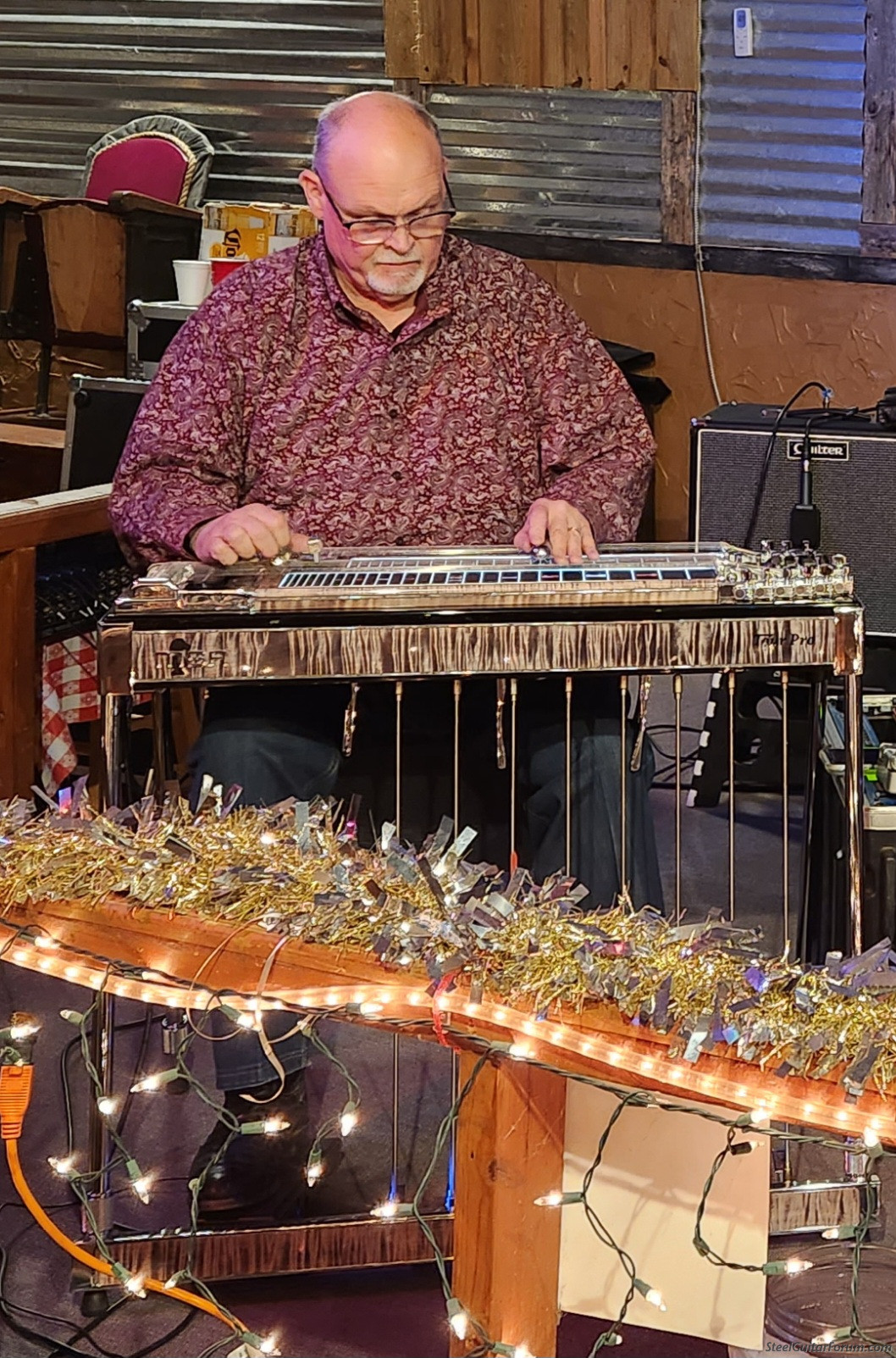 Johnny cox top steel guitar