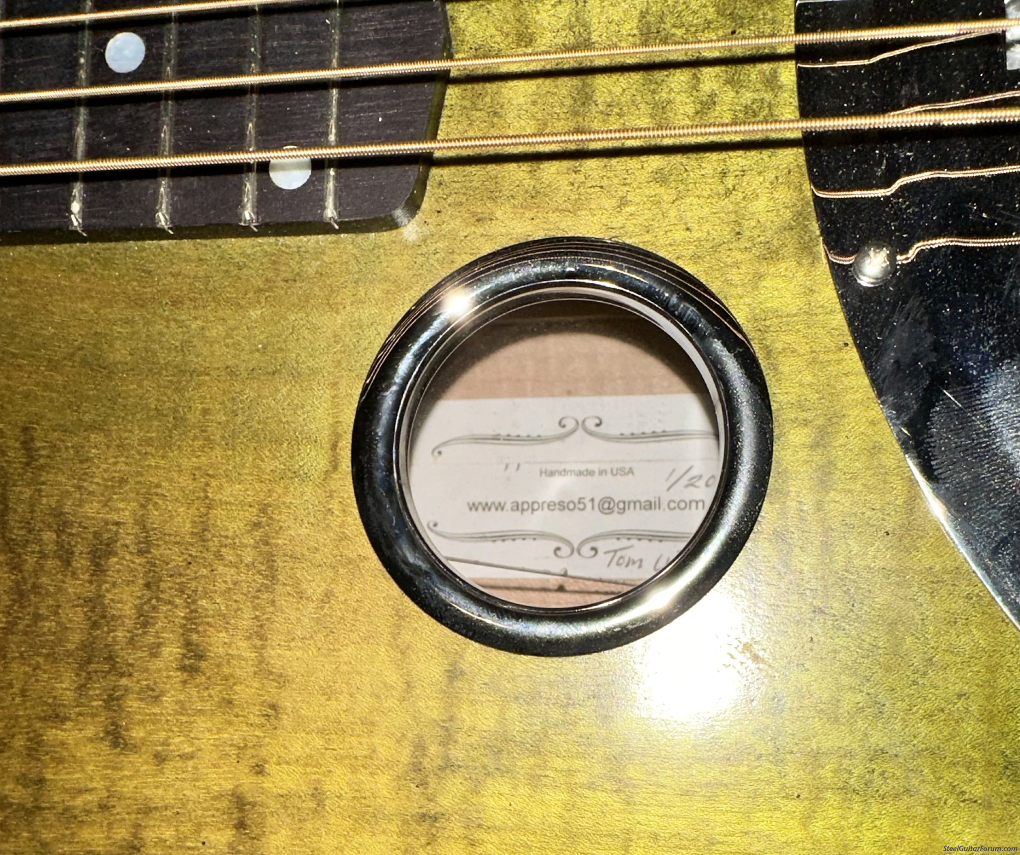 2020 Tom Warner (Appalachian) resonator The Steel Guitar Forum